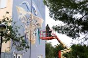 25/05/2018 L'obra Cristatus XL de l'artista palmes Javier Garl - Foto: A.COSTA (UIB)