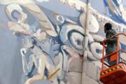 25/05/2018 L'obra Cristatus XL de l'artista palmes Javier Garl - Foto: A.COSTA (UIB)