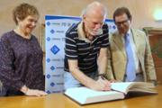 22/06/2018 El premi Nobel de Fsica Barry Barish visita la UIB - Foto: A.COSTA (UIB)