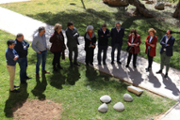 Presentaci del conjunt escultric Pagellides, de l'artista Margalida Escalas - Foto: A.COSTA/UIB